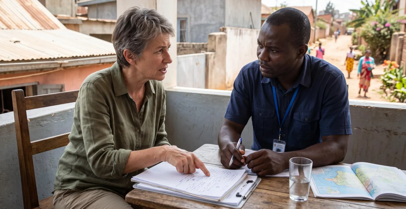 Coordination médicale dans un pays étranger pendant une urgence sanitaire.